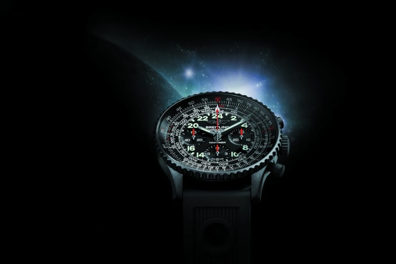 Breitling navitimer cosmonaute blacksteel hotsell