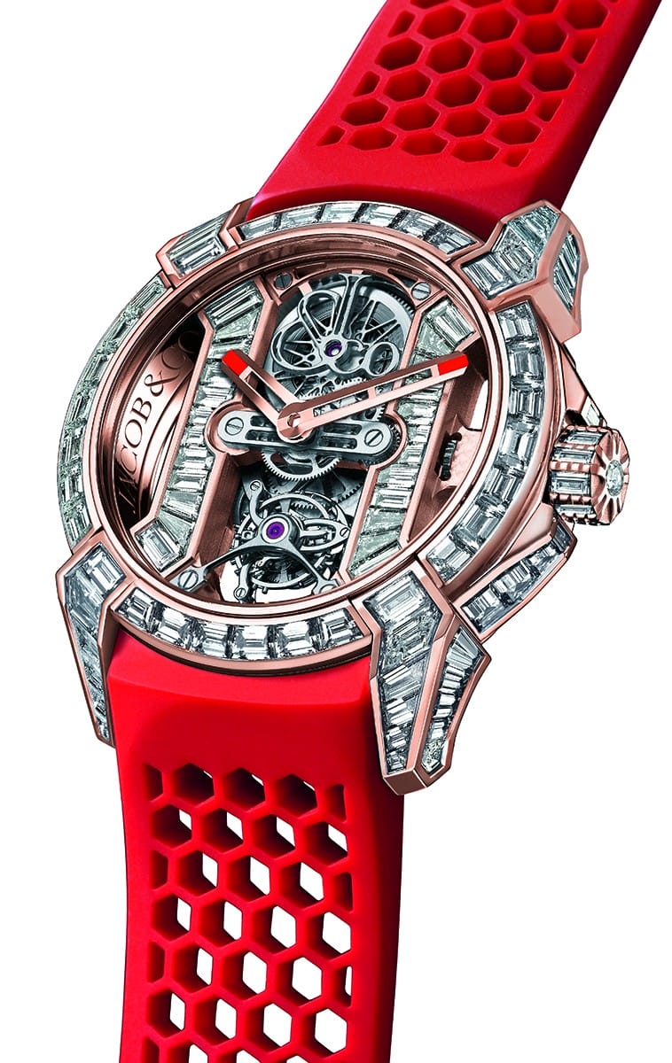 Jacob Co. Epic X Diamond Tourbillon Passion Horlog re