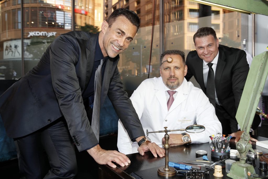 Première du film Atomic Blonde, avec Carl F. Bucherer, à Berlin