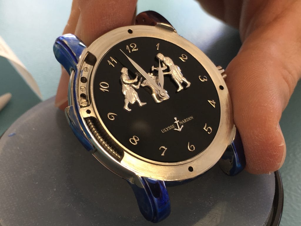 Détail Ulysse Nardin Répétition Minute