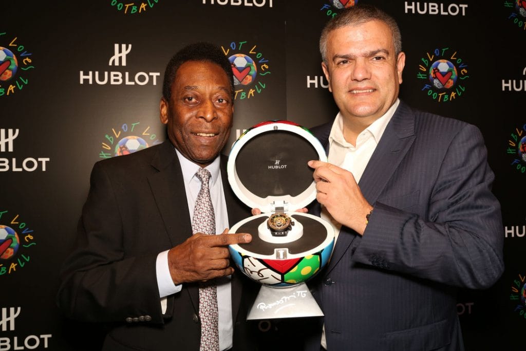 Le Roi Pelé et Ricardo Guadalupe