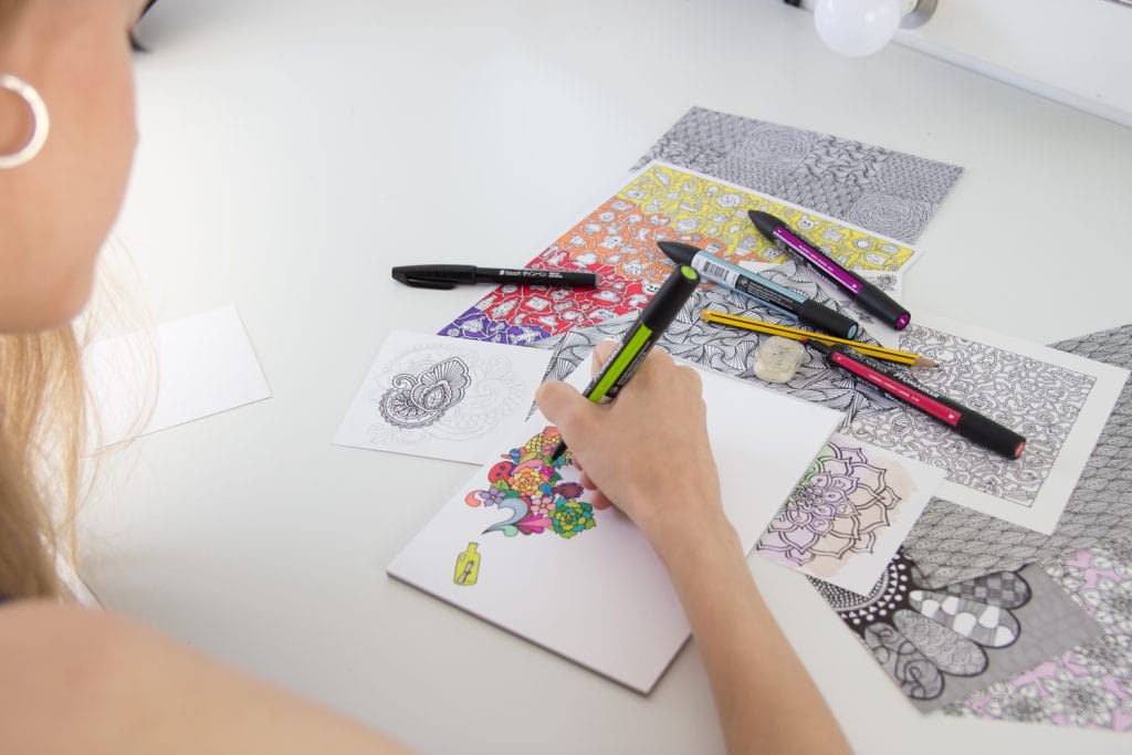 Dessin original signé Cassandra Legendre pour MB&F Only Watch 2017 HM8