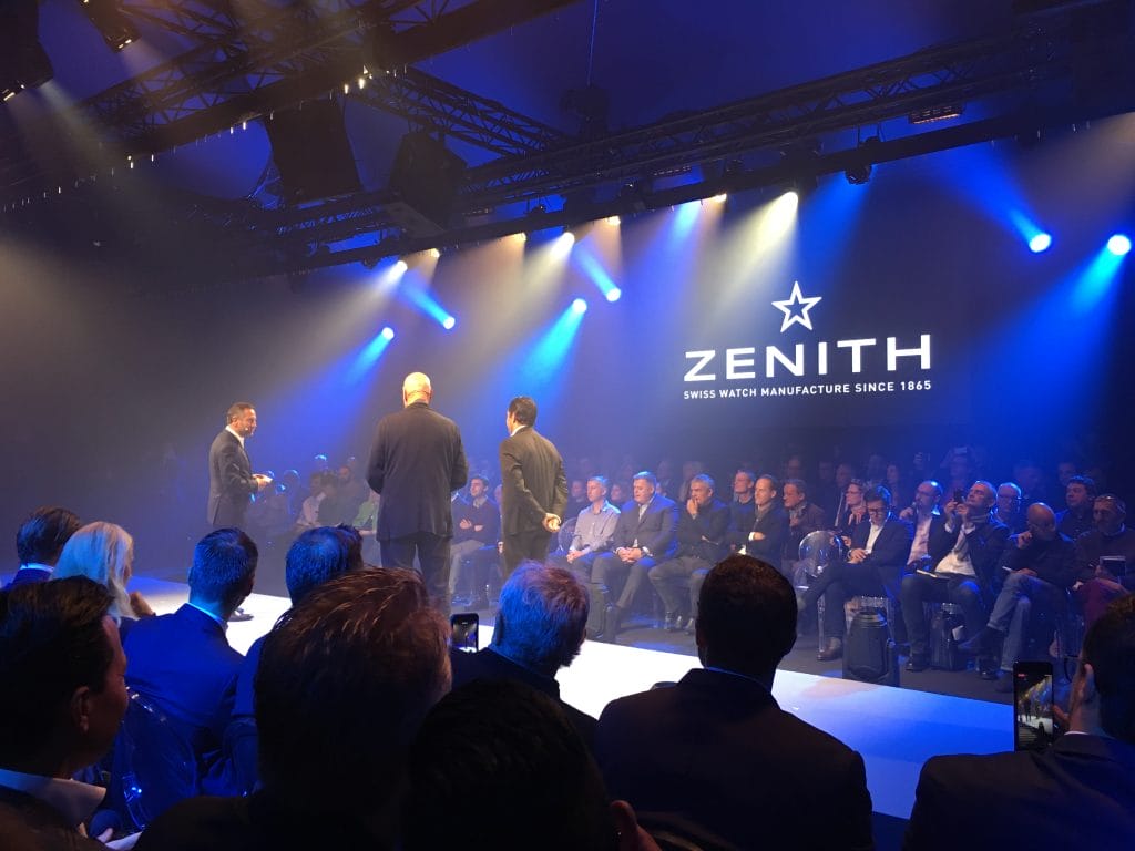 Présentation de la Zenith Defy Lab au Locle - Suisse