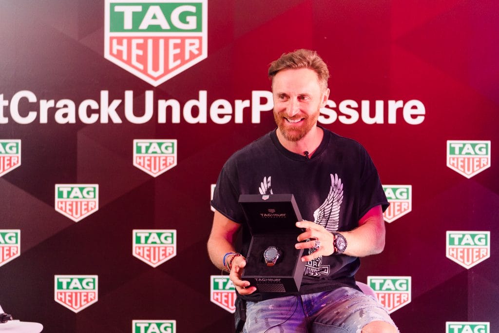 David Guetta et sa TAG Heuer