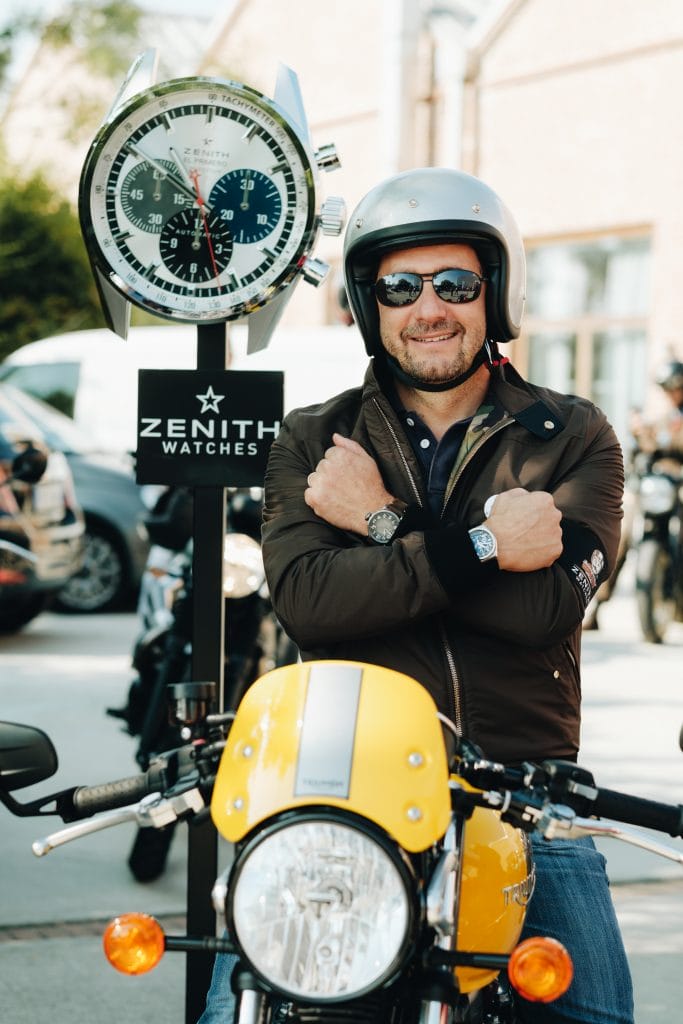 Julien Tornare, CEO de Zenith au Distinguished Gentleman's Ride