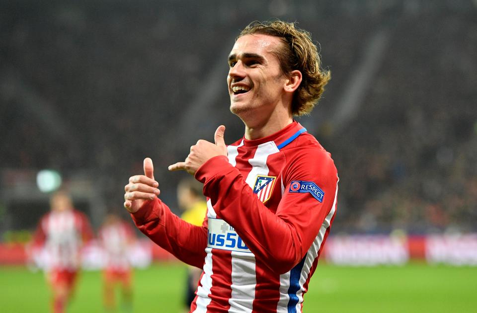 Antoine Griezmann en célébration de but façon Drake