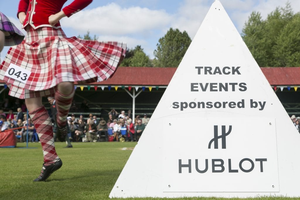 Hublot chronométreur officiel des Highlands Games de Braenar