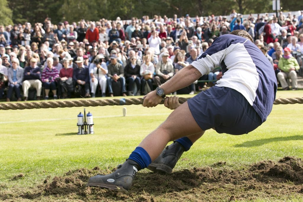 Épreuve de tir à la corde hublot au poignet