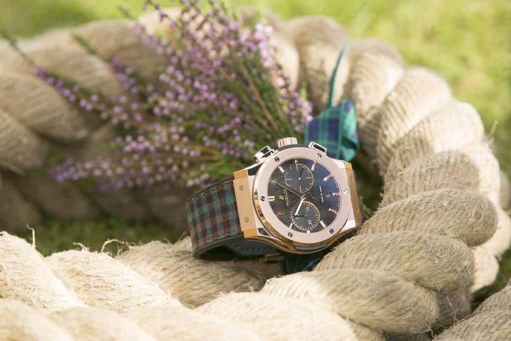 Hublot Classic Fusion Italia Independent Tartan King Gold édition limitée