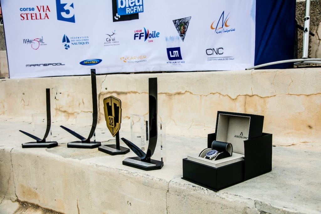 Trophées récompensant chaque vainqueur de l'Anonimo Speed Challenge © Jesús Renedo / GC32 Racing Tour