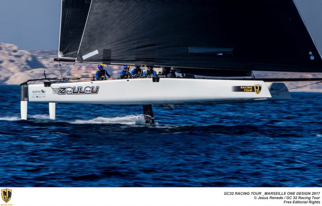 Zoulou, vainqueur de la première manche marseillaise © Jesús Renedo / GC32 Racing Tour