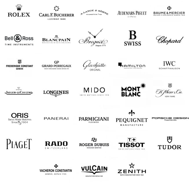 Marques horlogères de luxe