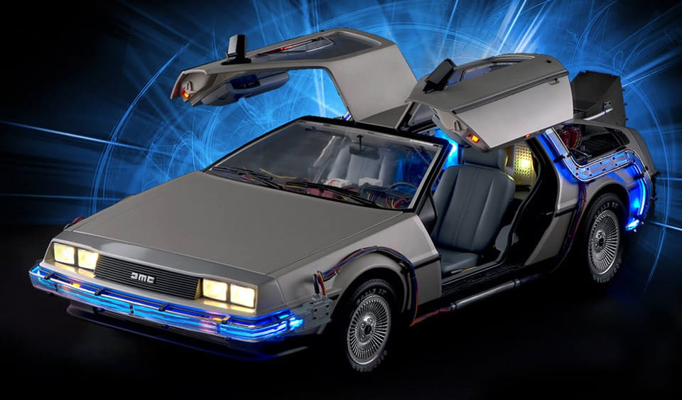 DeLorean DMC-12 modifiée de Retour vers le Futur