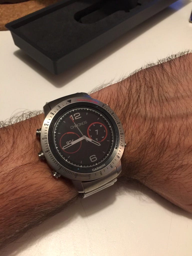 La Garmin Fénix Chronos est un bel objet
