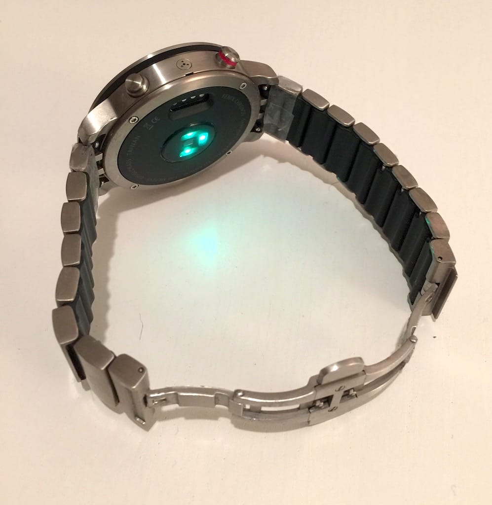 Le capteur cardiaque en action