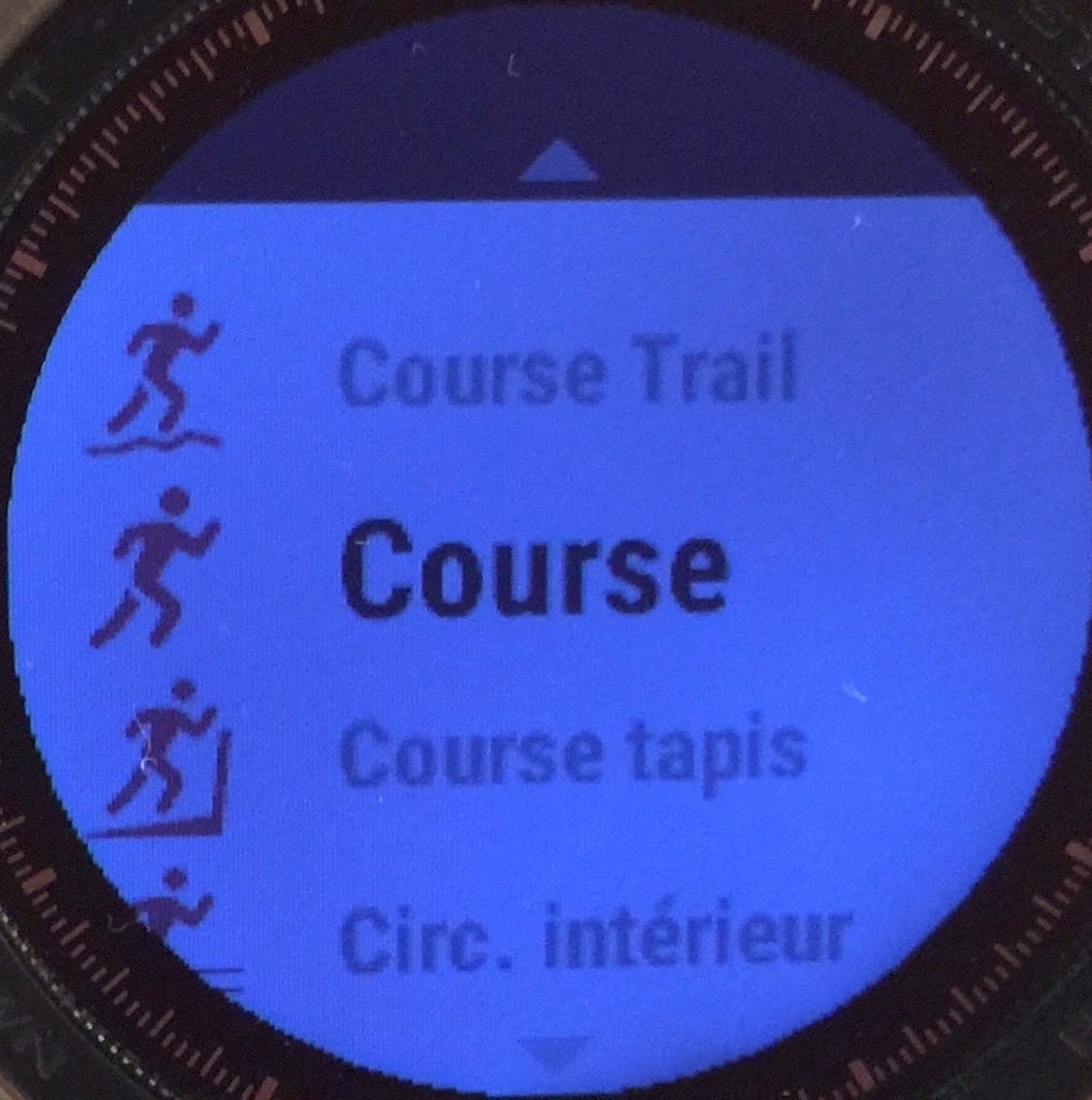 Ici, nous allons faire une petite course en extérieur
