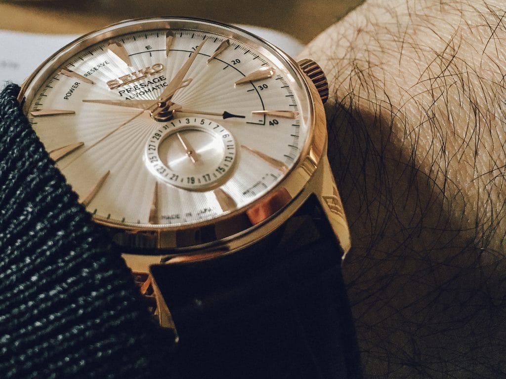 Seiko Présage Cocktail - Détails du cadran