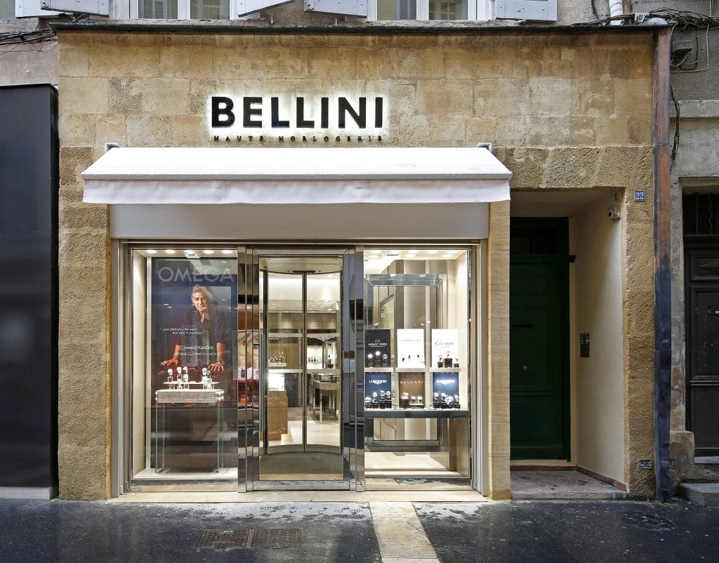 Bellini Haute Horlogerie, rue Fabrot, à Aix-en-Provence