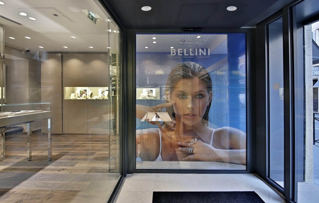 Camille Cerf, Miss France 2015, égérie de la Maison Bellini en 2017