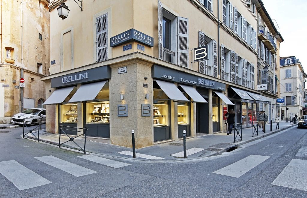Bellini Joaillerie, rue Thiers à Aix-en-Provence