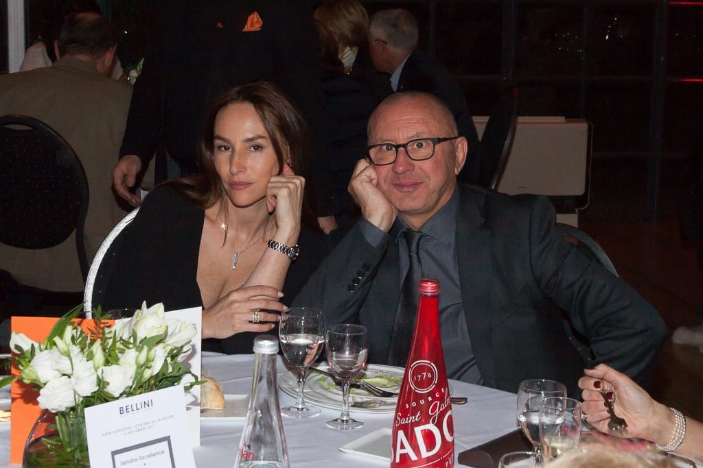 Vanessa Demouy et Marcel Villegas, fondateur de Bellini Aix-en-Provence