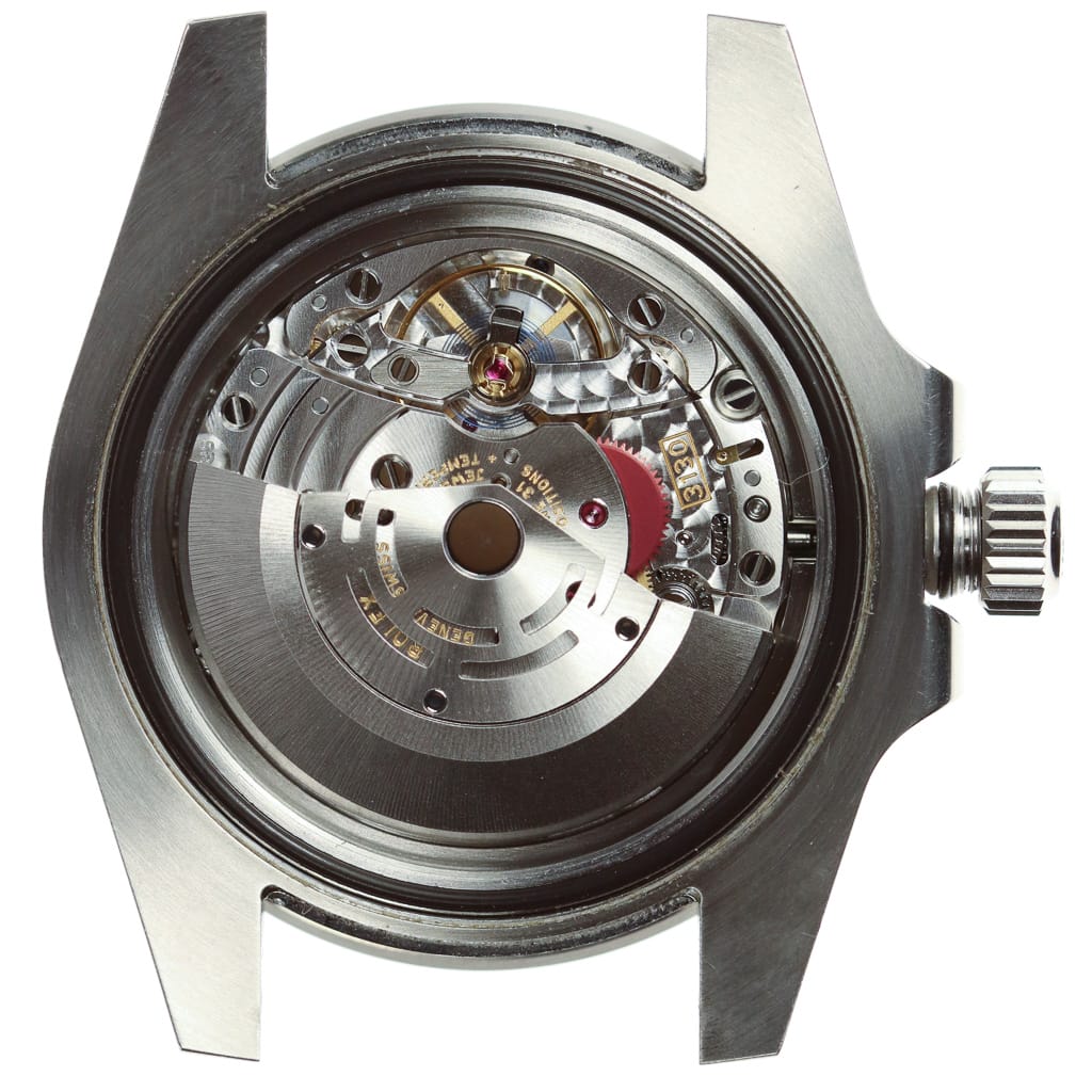 Le rotor du calibre 3130 équipant la Rolex Submariner 114060