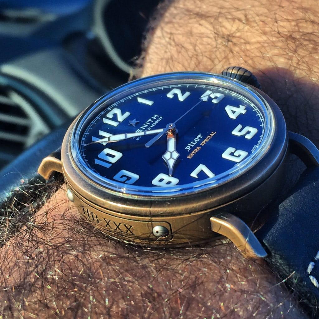 Zenith Pilot Type XX Bronze 40mm une semaine au poignet