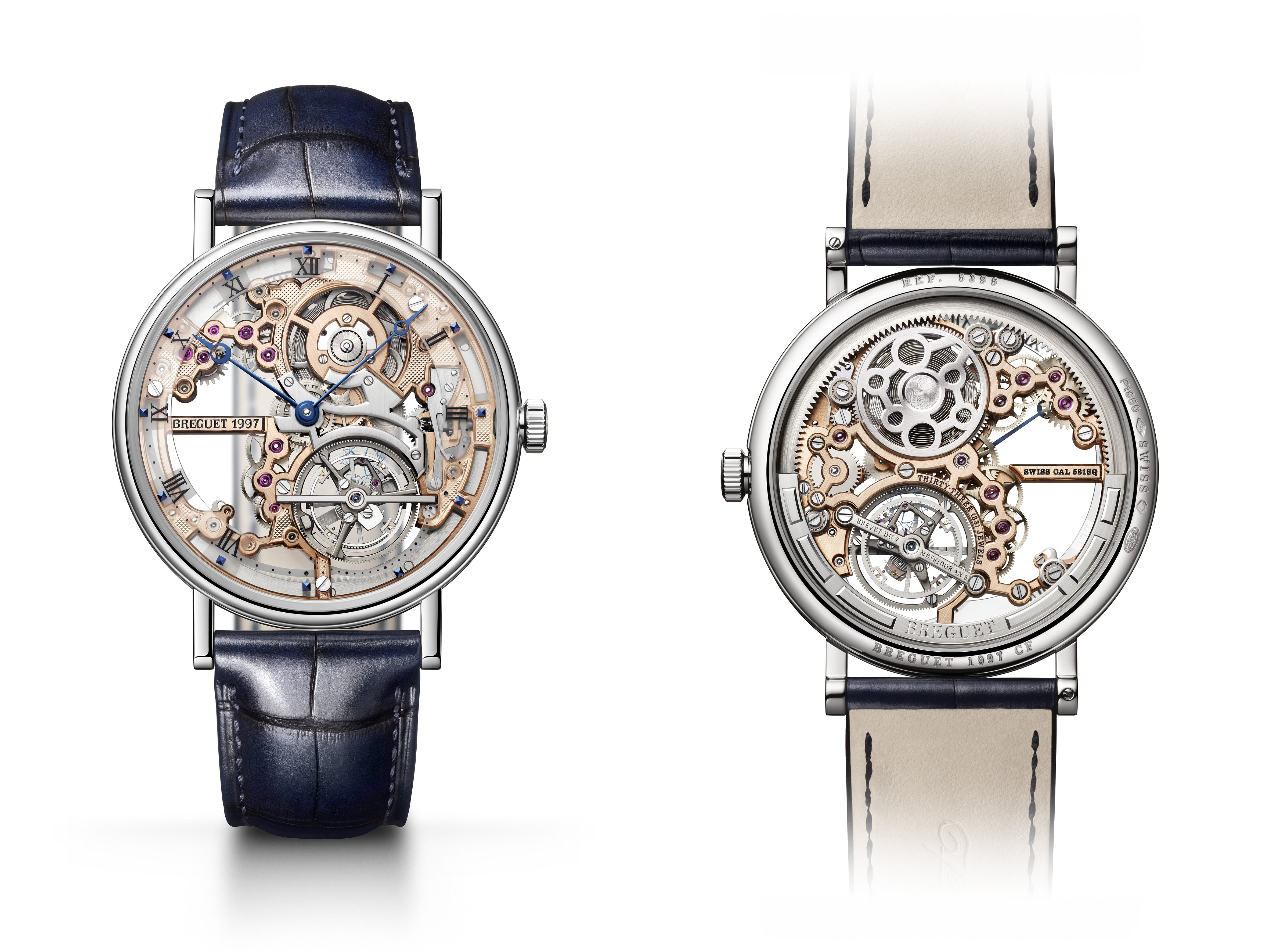 breguet classique tourbillon extra plat squelette 5395 passion