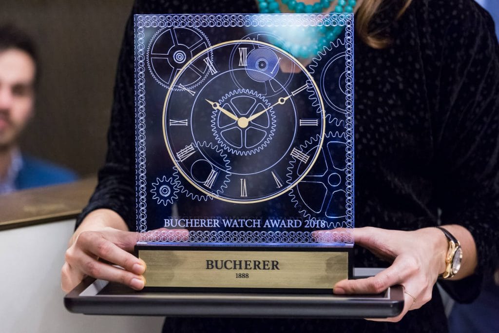 Le trophée du Bucherer Watch Award
