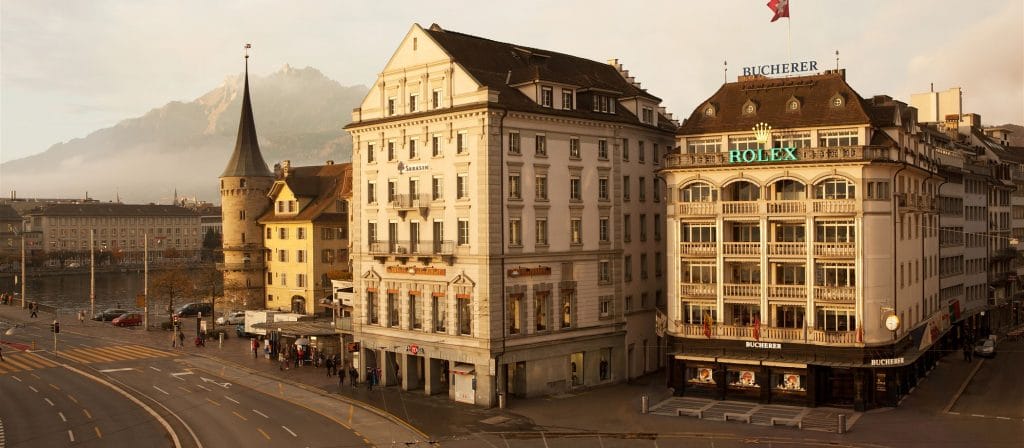 Lucerne est le centre historique du groupe Bucherer
