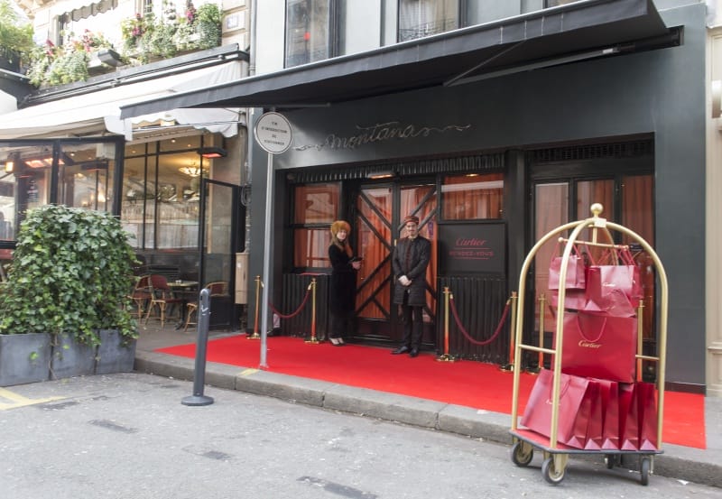Tout un hôtel aux couleurs de Cartier