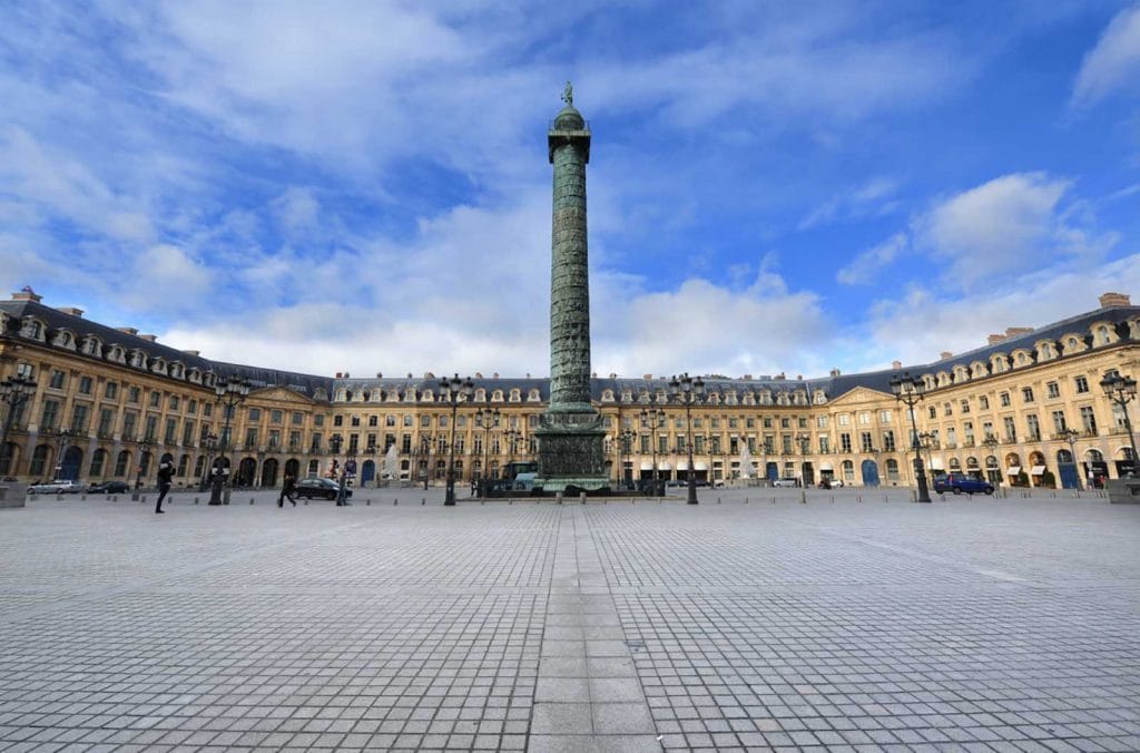 La place Vendôme, symbole du luxe horloger parisien