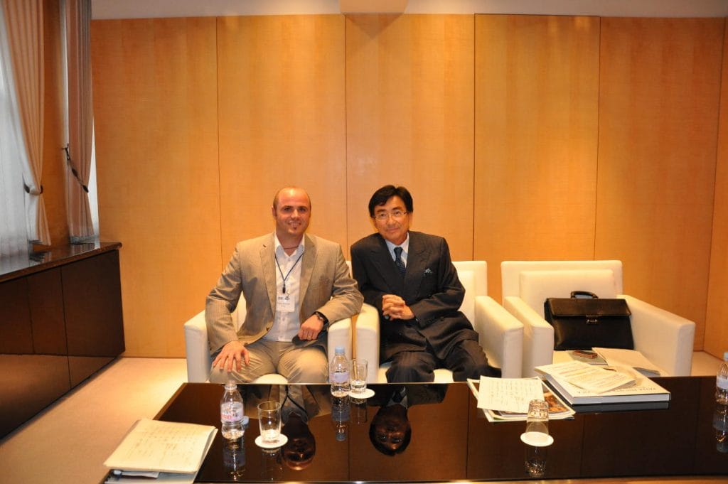 En compagnie de M. Shinji Hattori à Tokyo