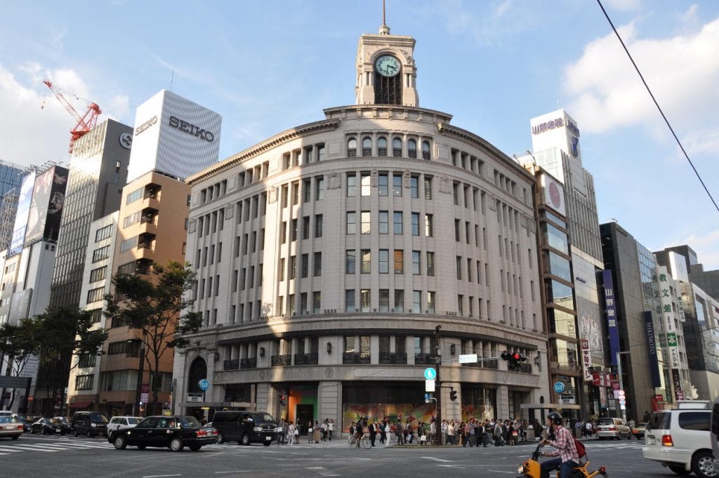 Wako, l'immeuble historique du groupe Seiko, à Tokyo