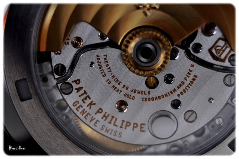 Vue sur le calibre 324 SC