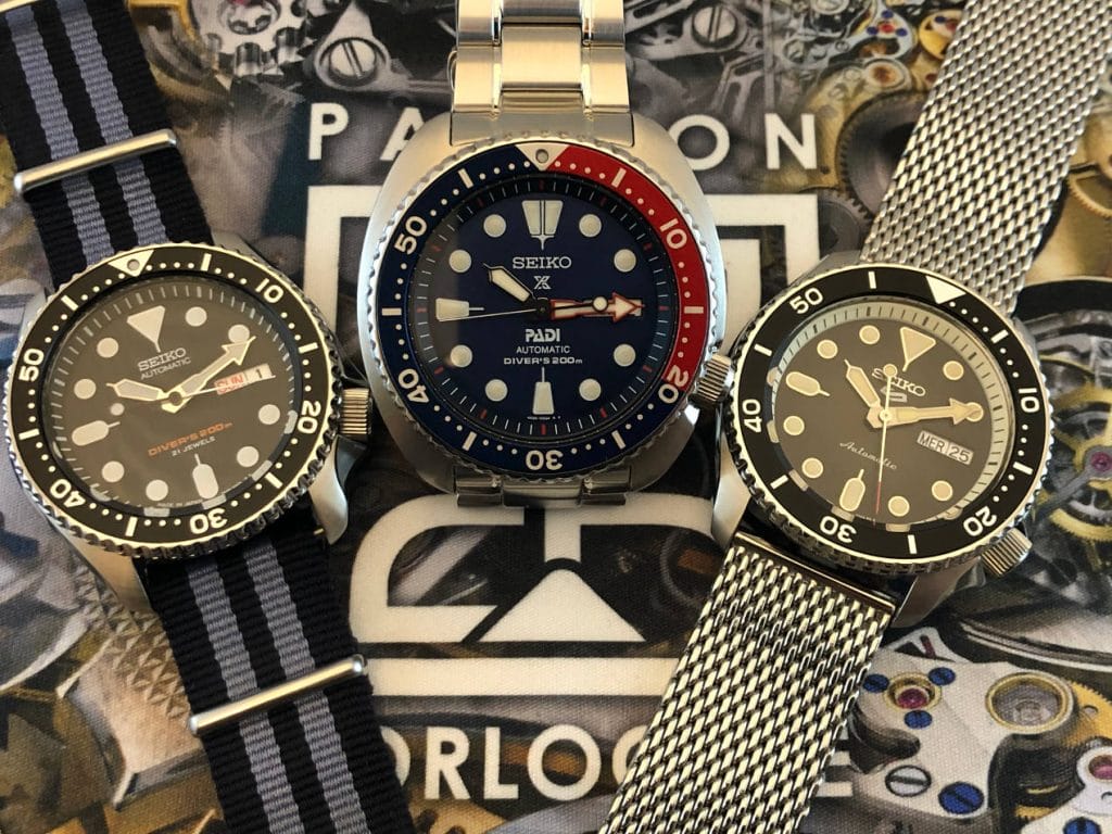 Parmi les "must have" : SKX007, Seiko Turtle, Seiko 5 Sports