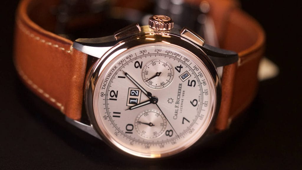 CFB Heritage Bicompax Annual dans sa version Or et Acier - Photo Escapment