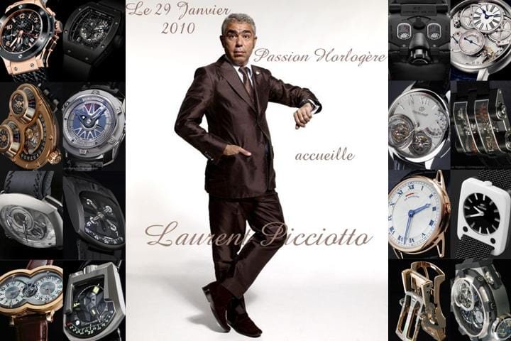 Invitation de la première soirée Passion Horlogère, en 2010