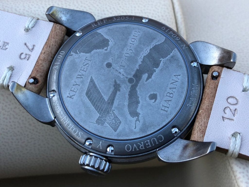 Le vol de Rosillo est gravé dans le fond de la Vuelo Domingo Rosillo