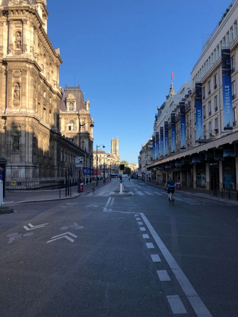 La rue de Rivoli à Paris