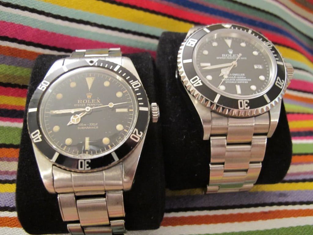 Rolex Submariner ref. 5508 et Rolex Sea Dweller ref.16600