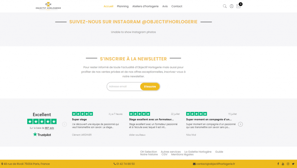 Le label "Excellent" délivré par Trustpilot