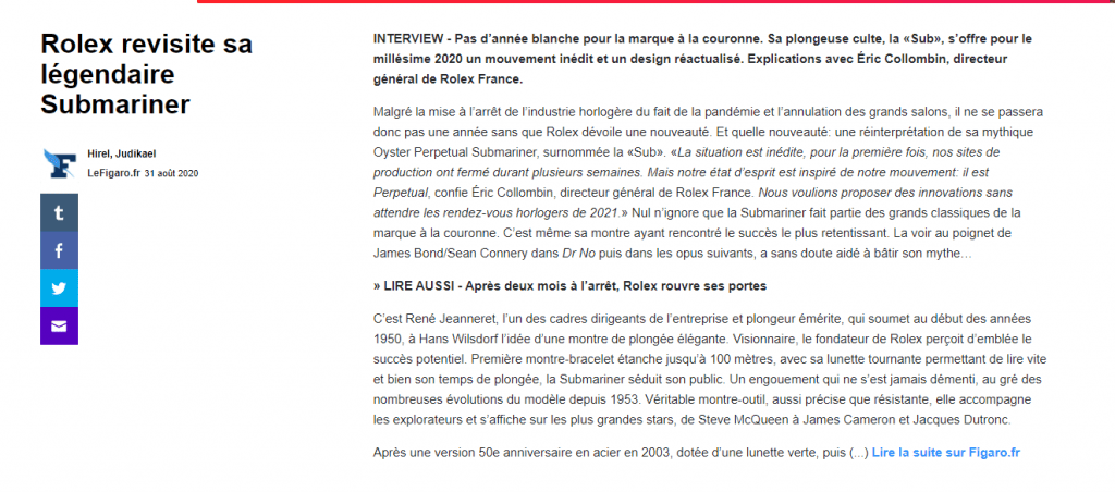 Interview à retrouver sur LeFigaro.fr