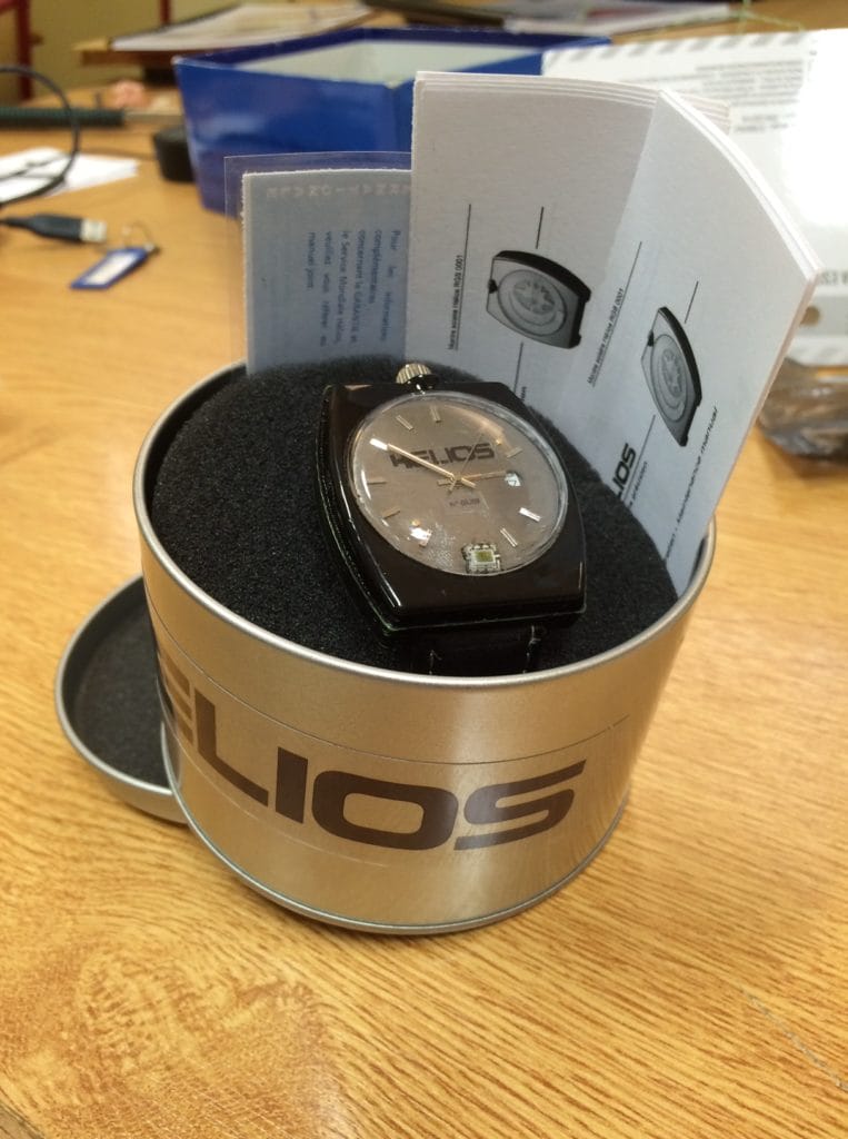 La montre dans son écrin