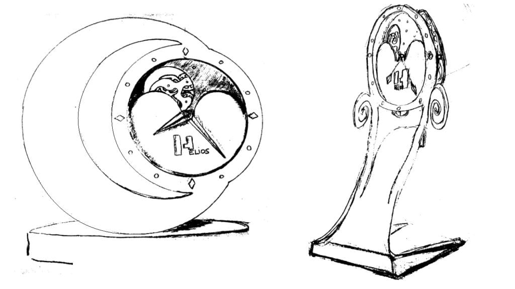 Le croquis plus avancé