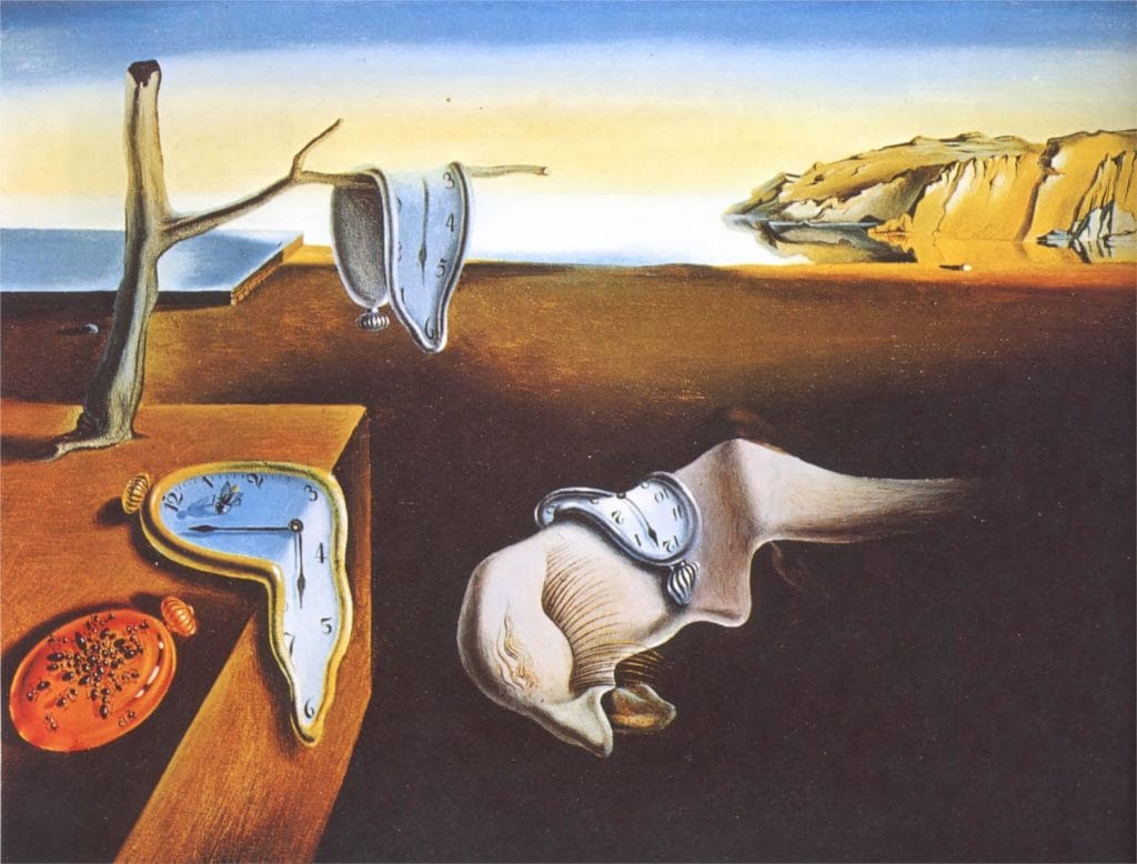 Persistance de la mémoire - Dali - Source Internet