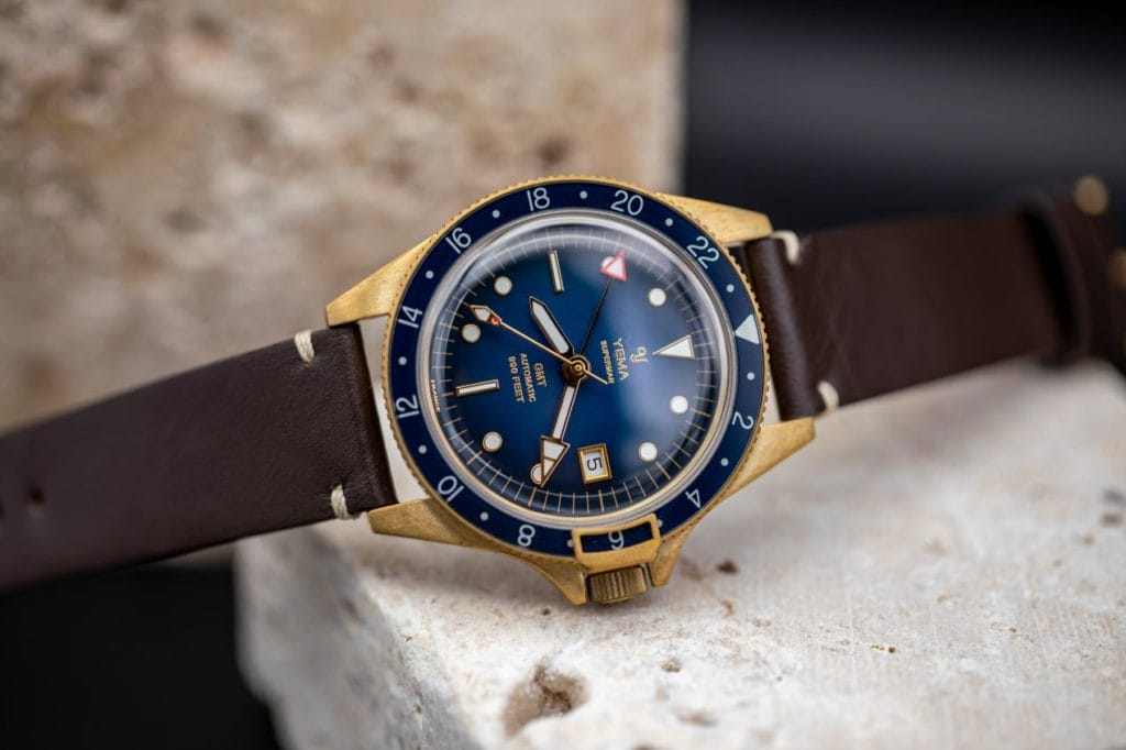 Yema GMT Bronze Blue