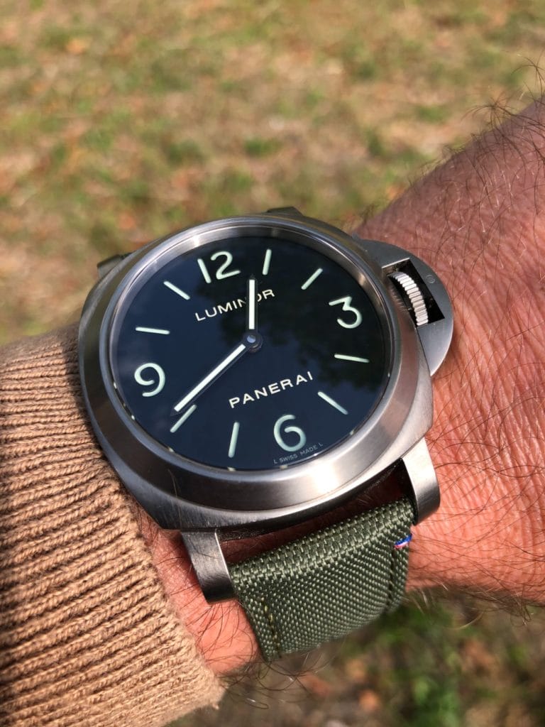 Notre PAM 176 renoue avec le style Tool Watch des Panerai d'origine