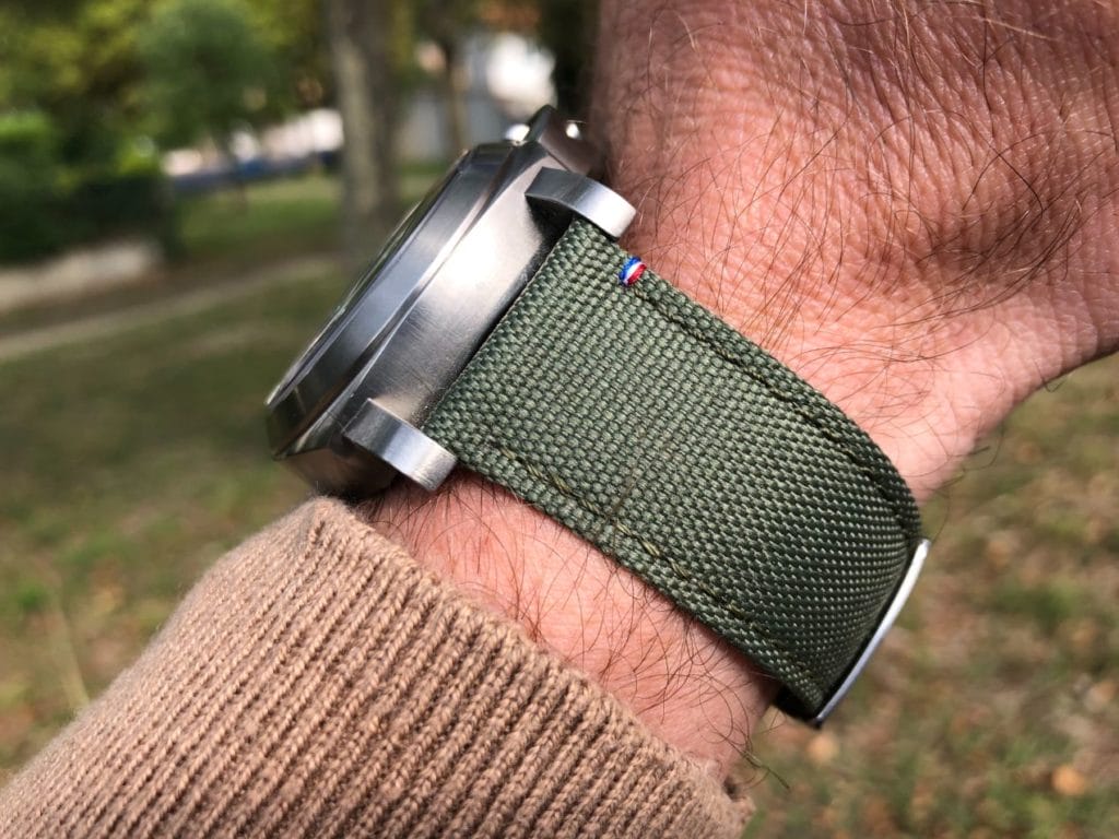 Une montre virile équipée d'un bracelet costaud et de qualité ! 