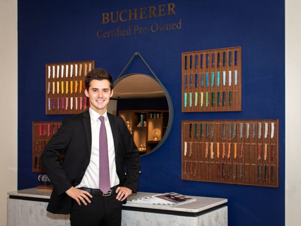Gonzague Levet, responsable de la Galrie CPO chez Bucherer Paris.